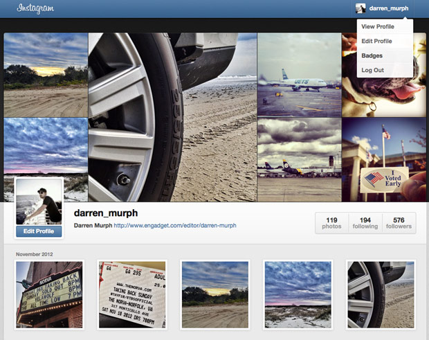 Instagram Badges are now available, because your web profile deserves the love
