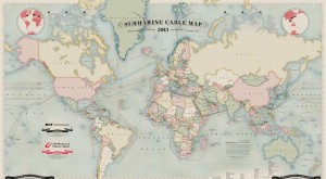 Submarine Cables map